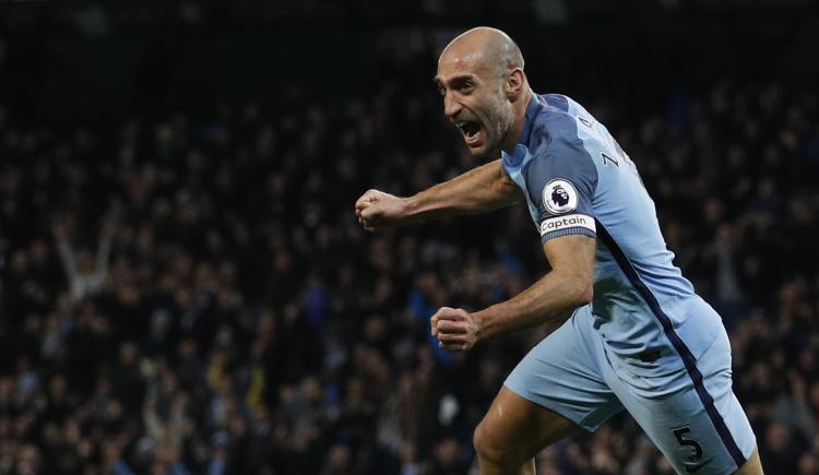 Imagen de Zabaleta convirtió en el triunfo del City