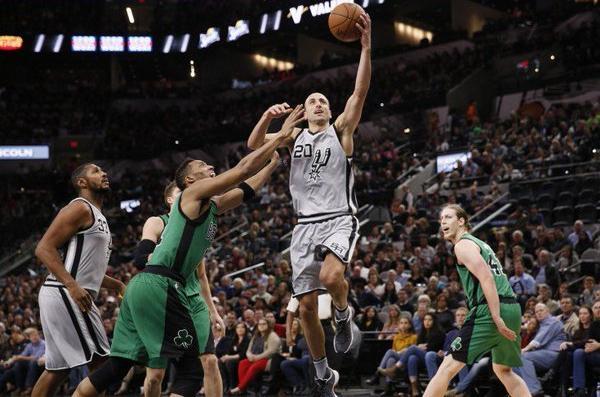 Imagen de Buen aporte de Manu en el triunfo de los Spurs