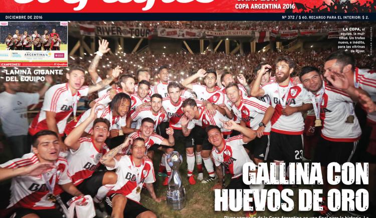 Imagen de Gallina con huevos de oro: reservá el revipóster de River campeón