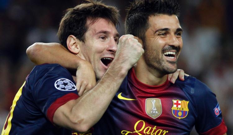 Imagen de David Villa elogió a Messi