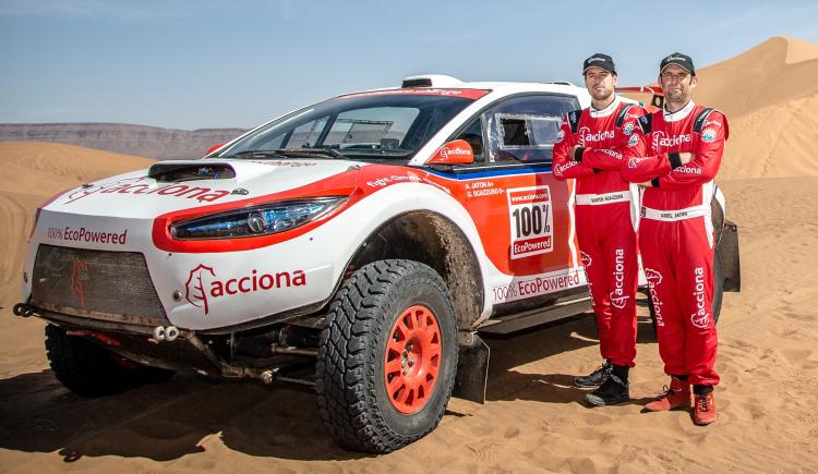 Imagen de El argentino Jatón conducirá el único auto eléctrico del Dakar