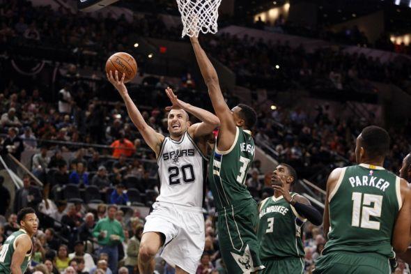 Imagen de Manu no pudo darle el triunfo a los Spurs