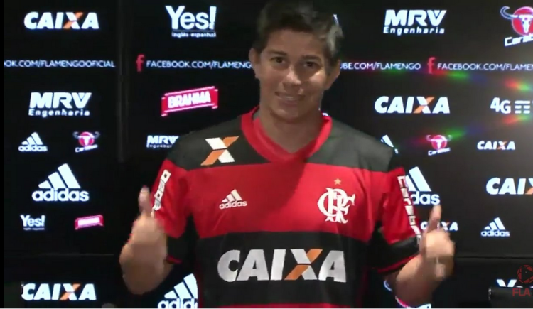 Imagen de Darío Conca fue presentado en Flamengo