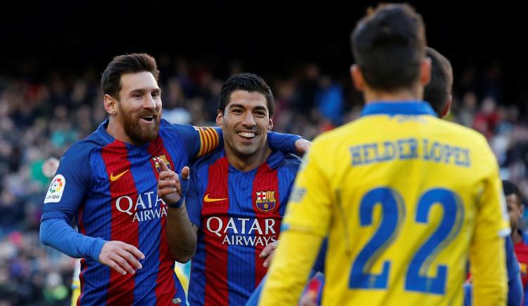 Imagen de Goleada de Barcelona con un Messi afilado