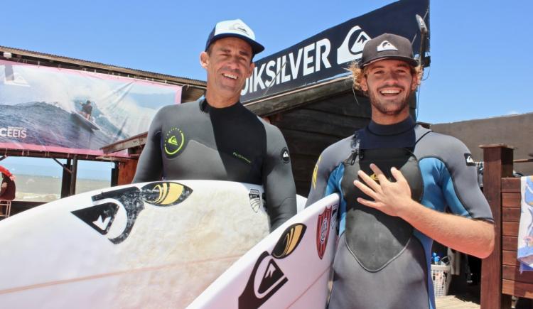 Imagen de Orsanic se animó a la tabla se surf