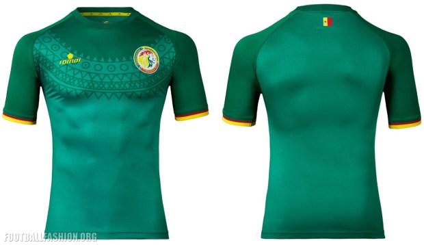 Imagen de Senegal y una camiseta diseñada por un argentino