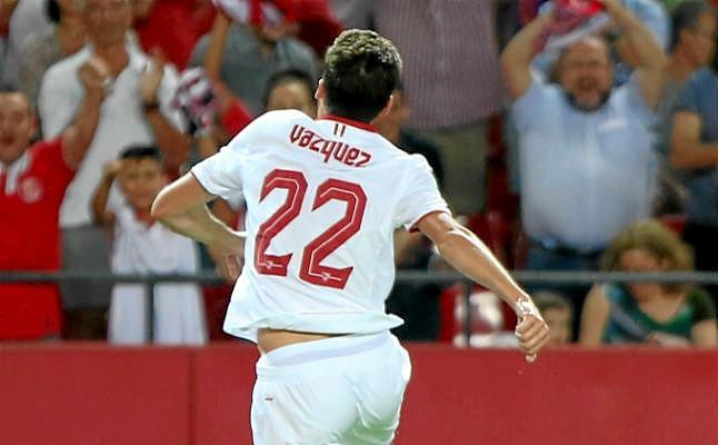 Imagen de Los dos goles del Mudo Vázquez no le alcanzaron a Sevilla