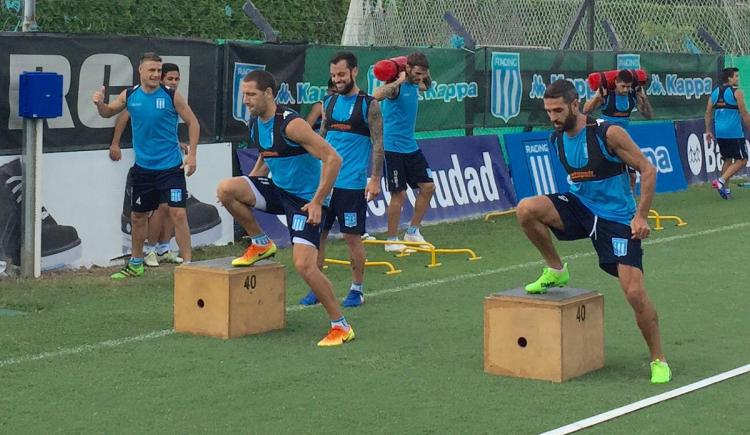Imagen de Torsiglieri se entrenó con Racing