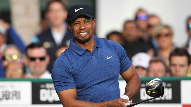 Imagen de Tiger Woods abandonó en Dubai