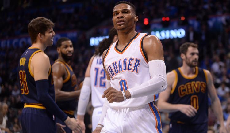 Imagen de Westbrook brilló para bajar al campeón