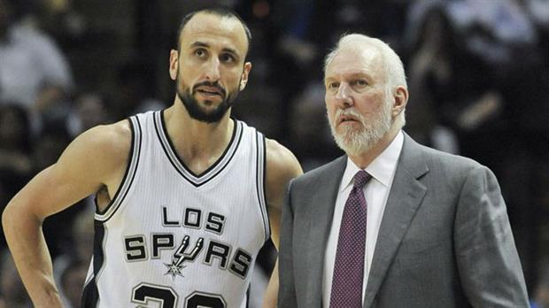 Imagen de Popovich: "Ginóbili merece estar en el Salón de la Fama de la NBA"