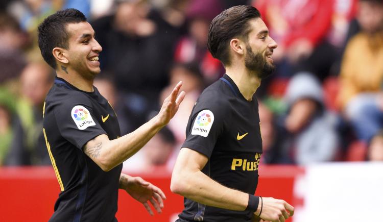 Imagen de Atlético Madrid goleó en Gijón