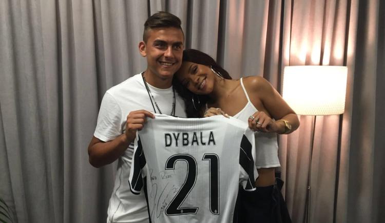Imagen de El mensaje de Dybala a Rihanna