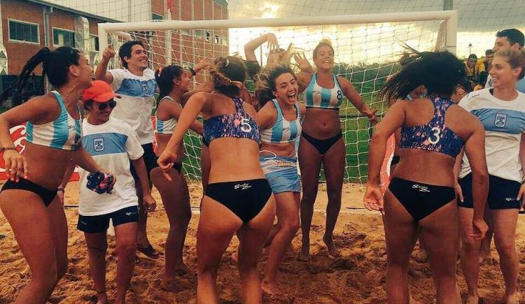Imagen de ¡Primer Oro en el Beach Handball argentino!