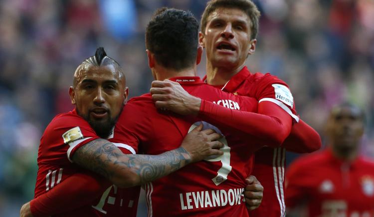 Imagen de Bayern Munich brindó un show de fútbol