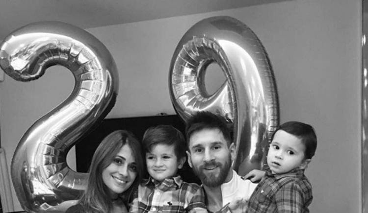 Imagen de El tierno saludo de Messi a Antonella por su cumpleaños
