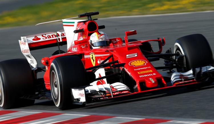 Imagen de Vettel, el más rápido en los primeros ensayos del año
