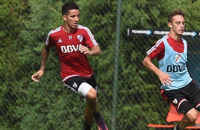 Imagen de Driussi y Larrondo terminaron la práctica con molestias