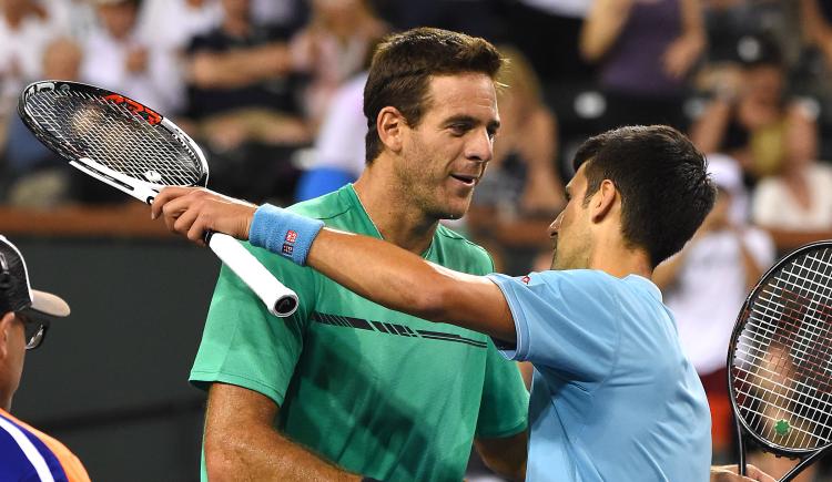 Imagen de Del Potro volvió a caer ante Djokovic