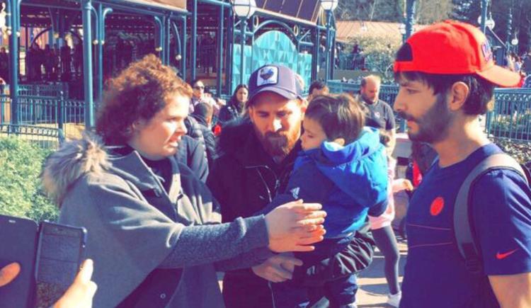 Imagen de Messi descansa en París