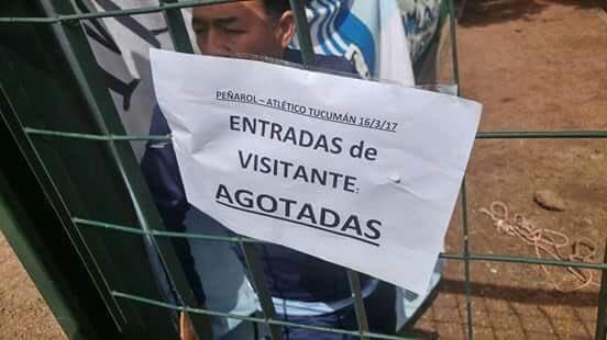 Imagen de Los hinchas tucumanos invadieron Montevideo