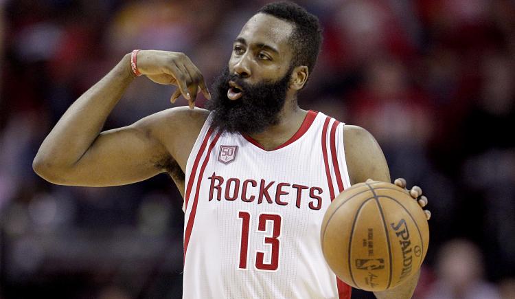 Imagen de Harden, clave en el triunfo de Houston