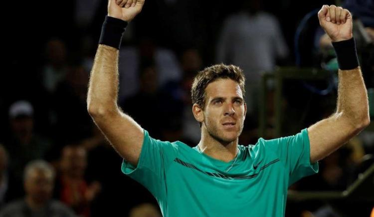 Imagen de Del Potro debutó con victoria en Miami