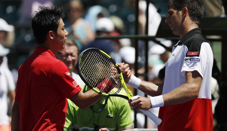 Imagen de Delbonis luchó, pero cayó ante Nishikori