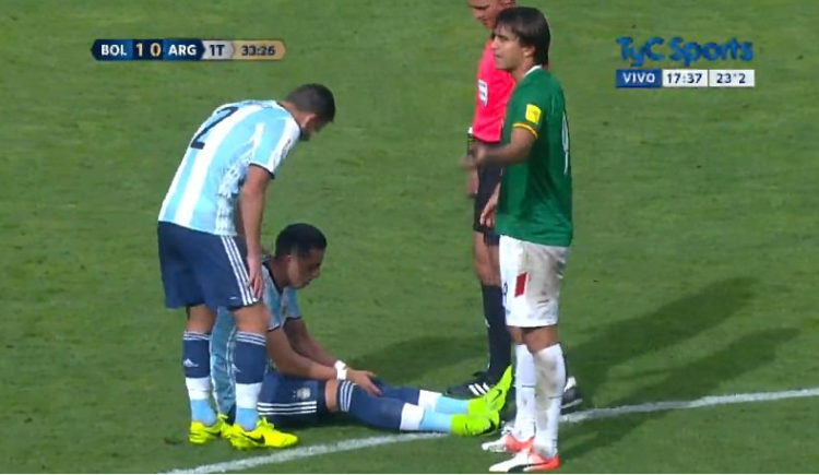 Imagen de El peor escenario: Ramiro Funes Mori sufrió la rotura de meniscos