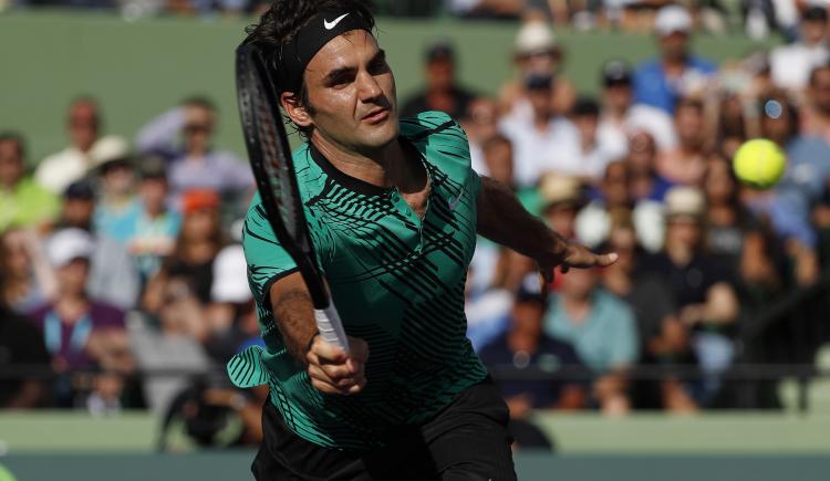 Imagen de Federer sigue regalando su talento en el Miami Open