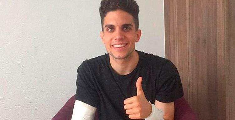 Imagen de Bartra abandona el hospital, cuatro días después del atentado