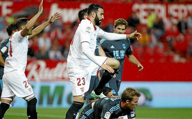 Imagen de Sevilla y Real Sociedad abrieron la fecha española con empate
