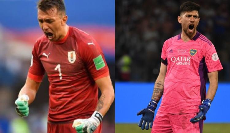 Imagen de Quién atajó más penales: Fernando Muslera o Agustín Rossi