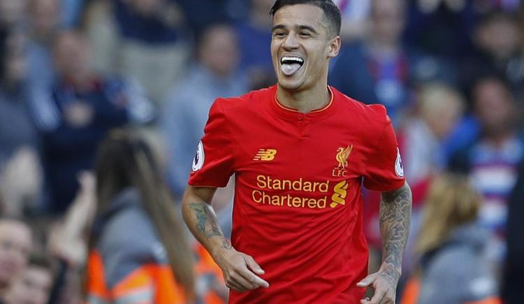 Imagen de Coutinho se acerca al Barcelona