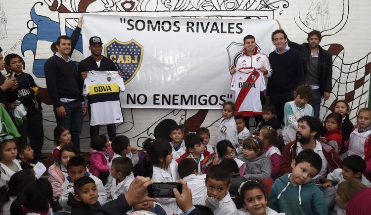 Imagen de "Somos rivales, no enemigos", el mensaje de Boca y River