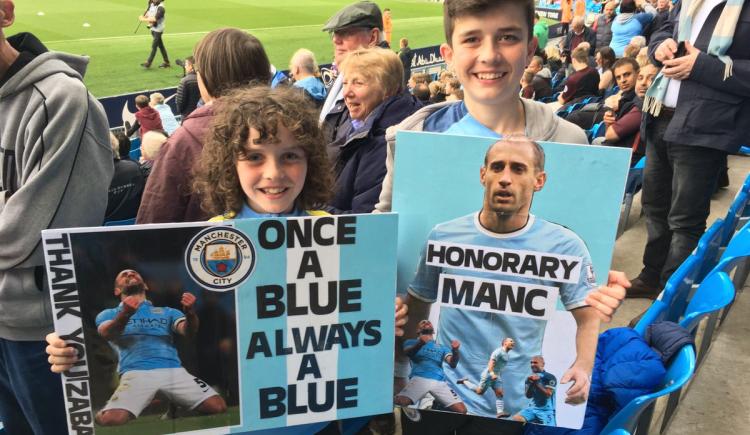 Imagen de Manchester City triunfó en la despedida de Zabaleta