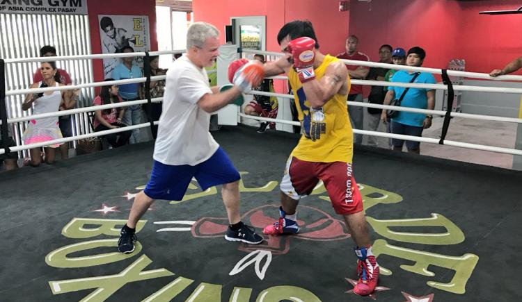 Imagen de Pacquiao se reencontró con Roach