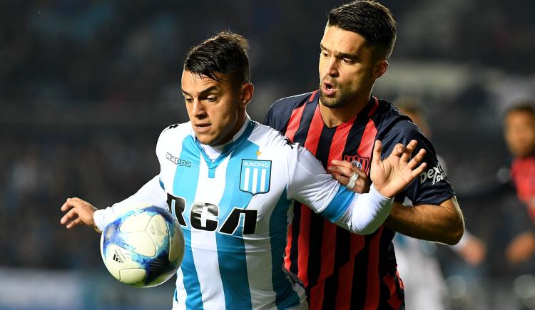 Imagen de Racing le ganó a San Lorenzo y lo relegó en la pelea