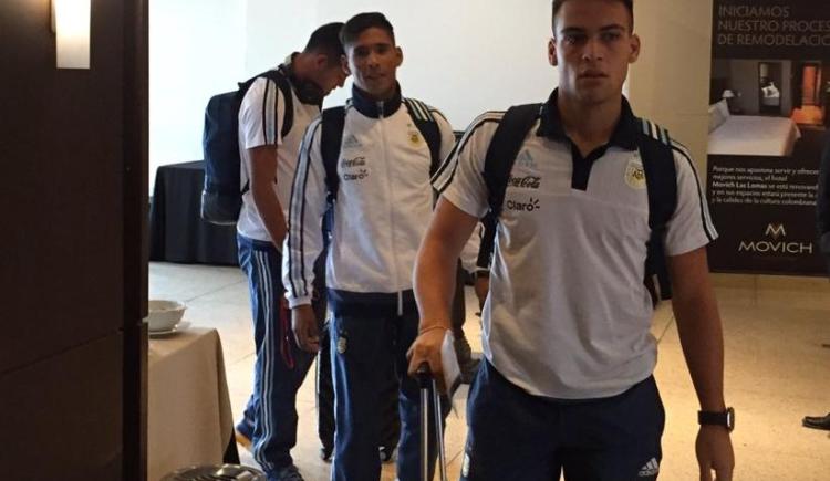 Imagen de Los juveniles de Racing llegaron a Colombia