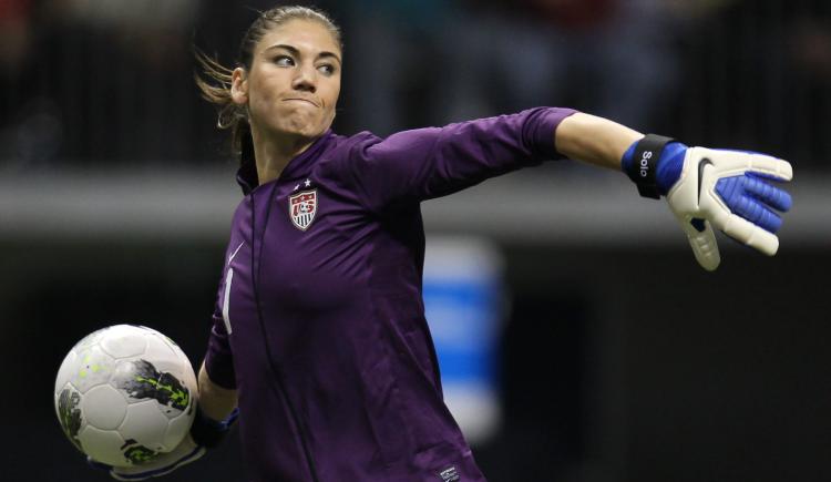 Imagen de Hope Solo, durísima contra Messi