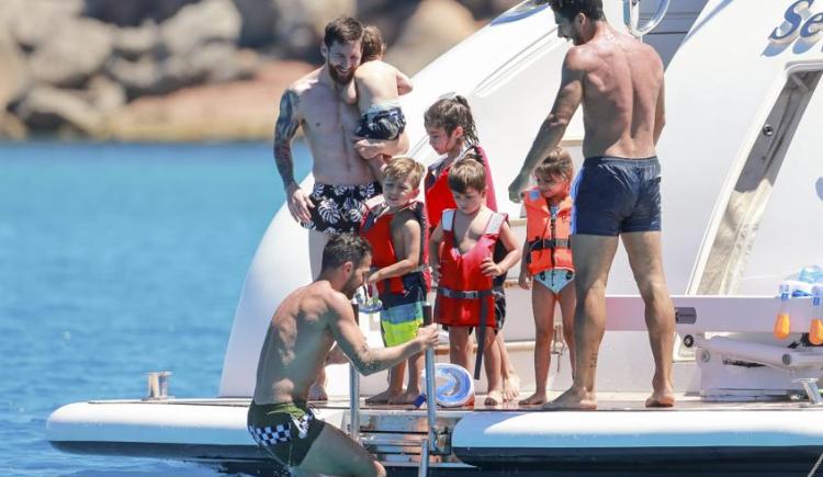 Imagen de Messi, de vacaciones en Ibiza