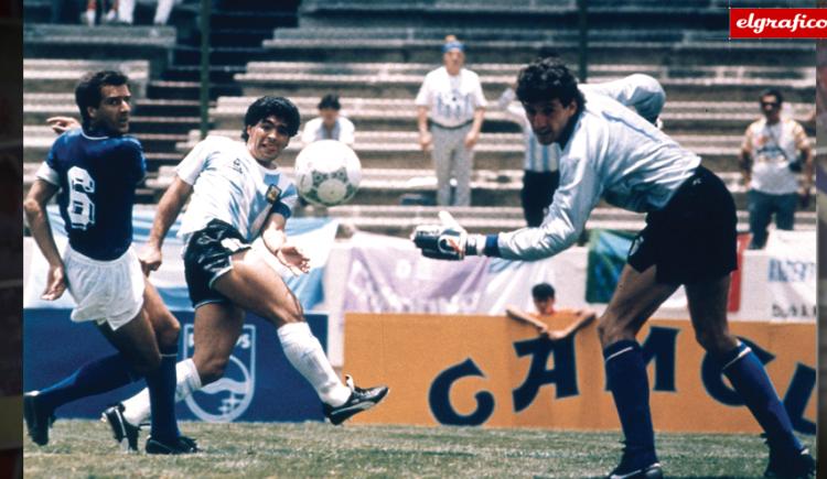 Imagen de México 86': Delicadeza de Maradona y gol a Italia