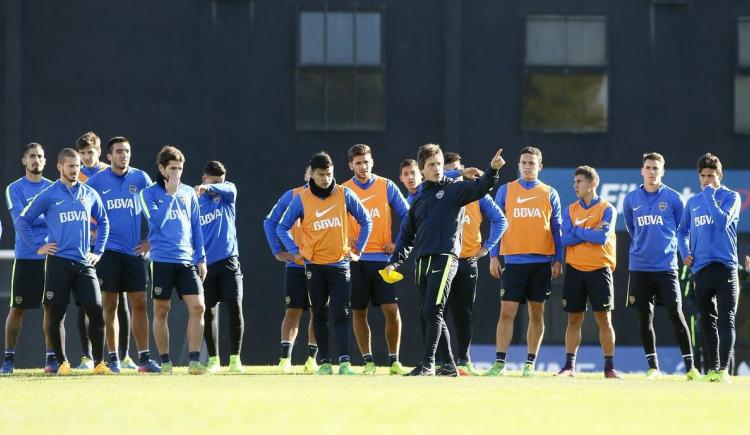 Imagen de Boca volvió al trabajo en el país