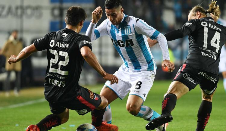 Imagen de Racing le ganó un duelo clave a Colón