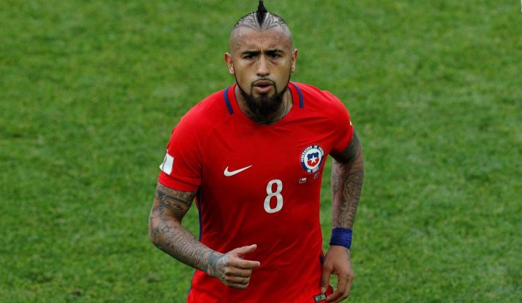 Imagen de Vidal, duro contra Ronaldo