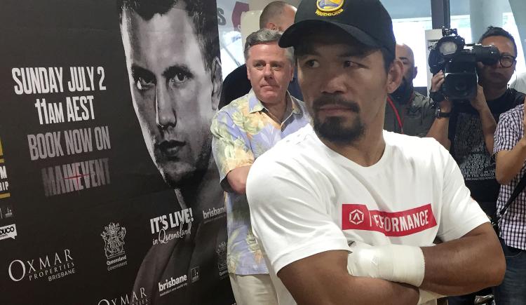 Imagen de Pacquiao define su futuro frente a Horn en Australia