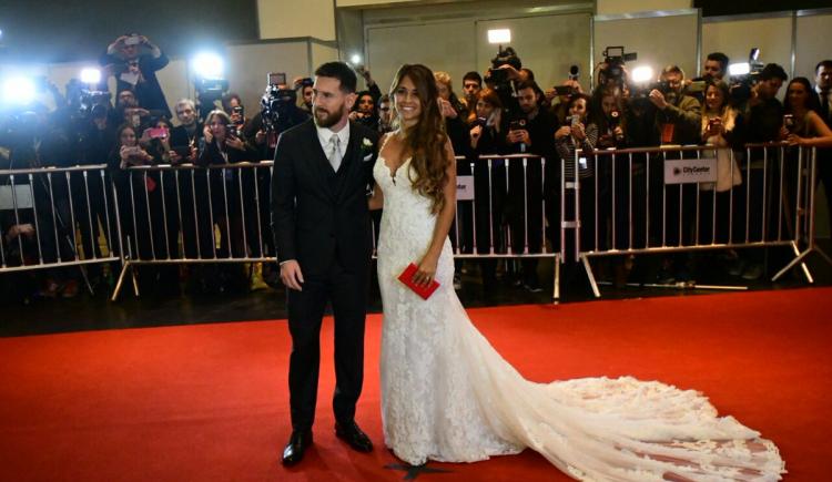 Imagen de Leo Messi ahora juega para el equipo de los casados