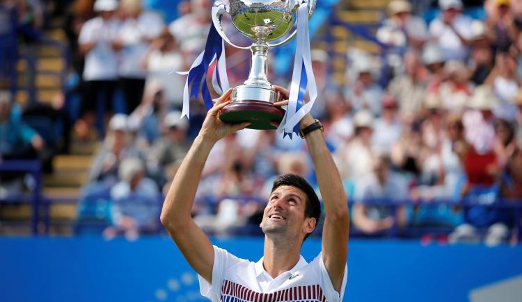 Imagen de Djokovic es el campeón del ATP de Eastbourne