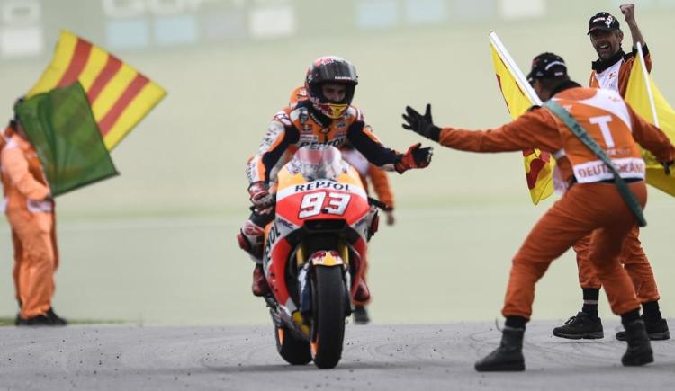 Imagen de MotoGP: Marc Márquez ganó en Alemania y es líder