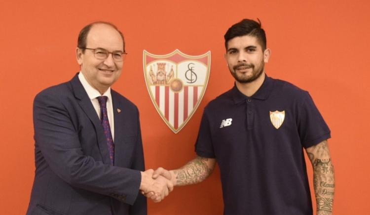 Imagen de Banega fue presentado en Sevilla